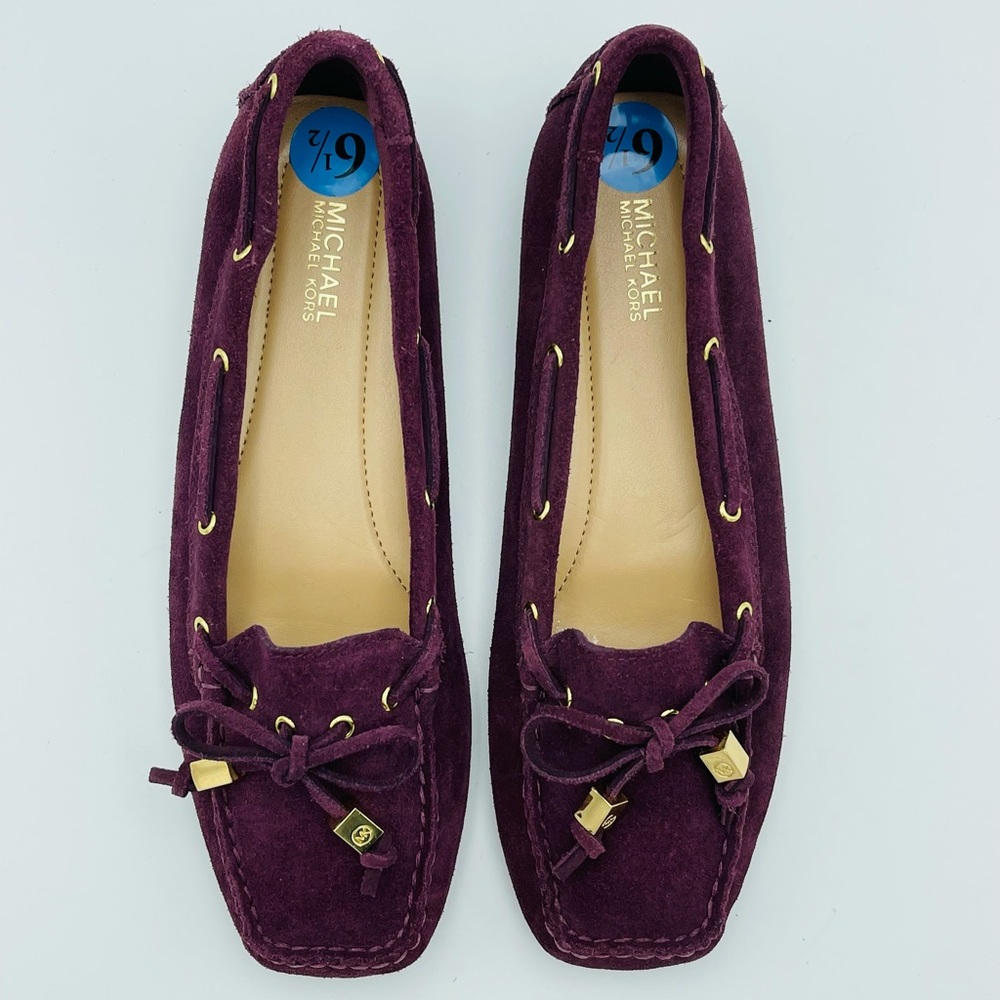 New Michael Kors Suede Loafers Size 6 - Picture 2 of 6